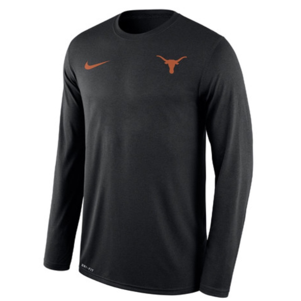 Nike Texas Longhorns Dri-FIT Legend Long Sleeve Tee - HOOK ‘UM